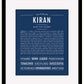Frame Options | Midnight Blue | Black Frame, Matted