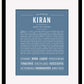 Frame Options | Steele Blue | Black Frame, Matted