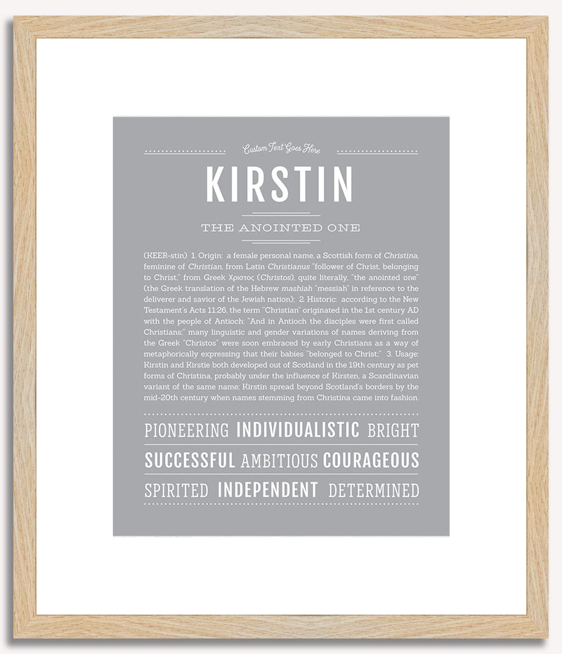 Kirstin | Name Art Print