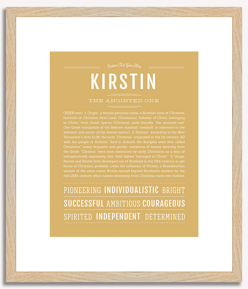 Kirstin | Name Art Print