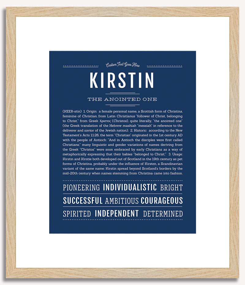 Kirstin | Name Art Print