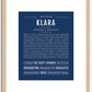 Klara | Name Art Print