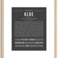 Kloe | Name Art Print