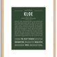 Kloe | Name Art Print