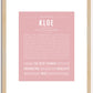 Kloe | Name Art Print