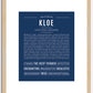 Kloe | Name Art Print