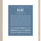 Kloe | Name Art Print