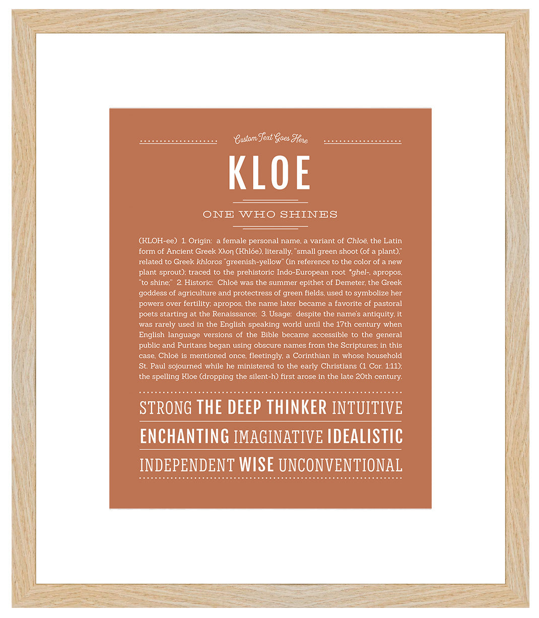 Kloe | Name Art Print