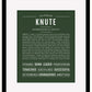 Knute | Name Art Print