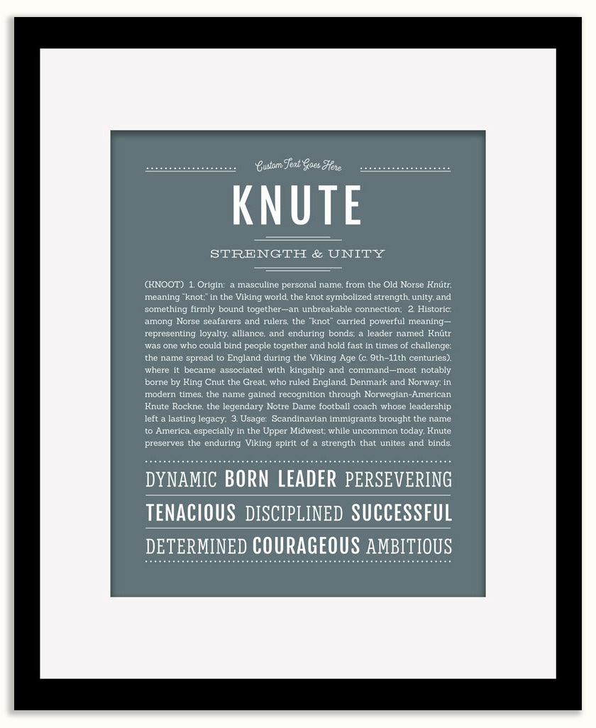 Knute | Name Art Print