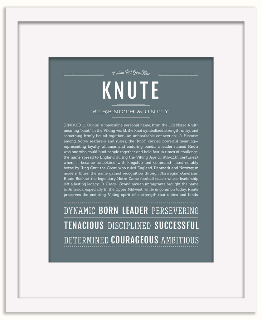 Knute | Name Art Print