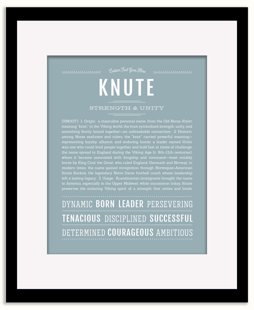 Knute | Name Art Print