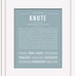 Knute | Name Art Print