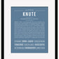 Knute | Name Art Print