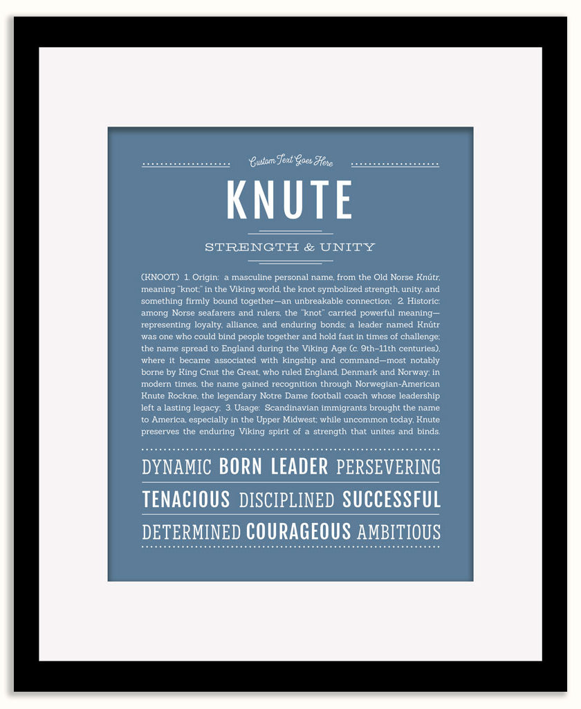 Knute | Name Art Print