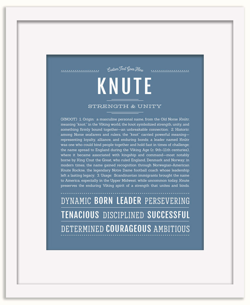 Knute | Name Art Print