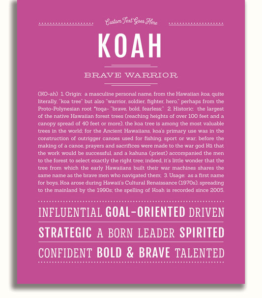Frame Options | Dark Pink | No Frame