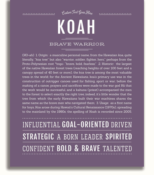 Frame Options | Deep Purple | No Frame