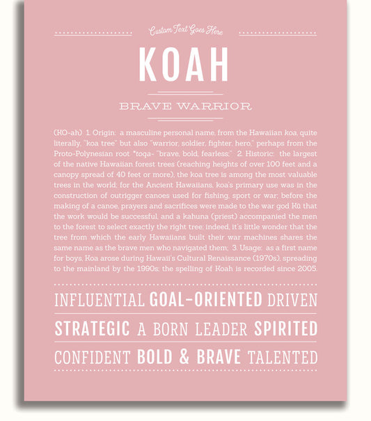 Frame Options | Dusty Rose | No Frame