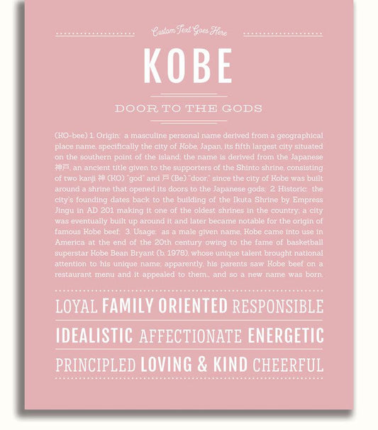 Frame Options | Dusty Rose | No Frame
