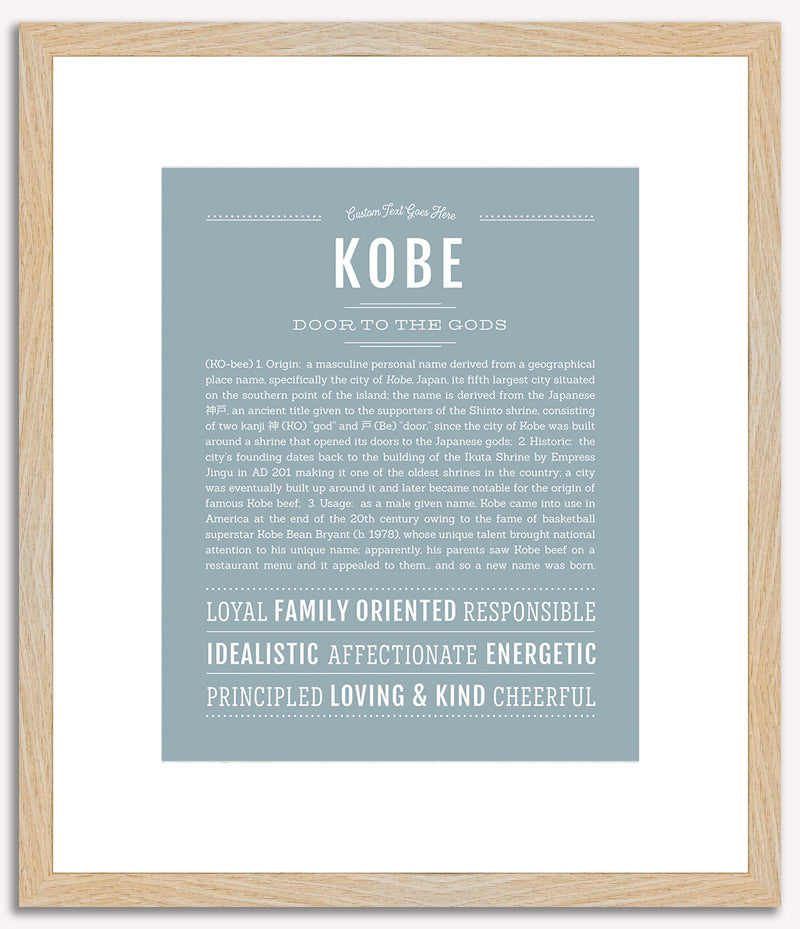 Kobe | Name Art Print