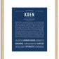 Koen | Name Art Print