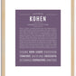 Kohen | Name Art Print