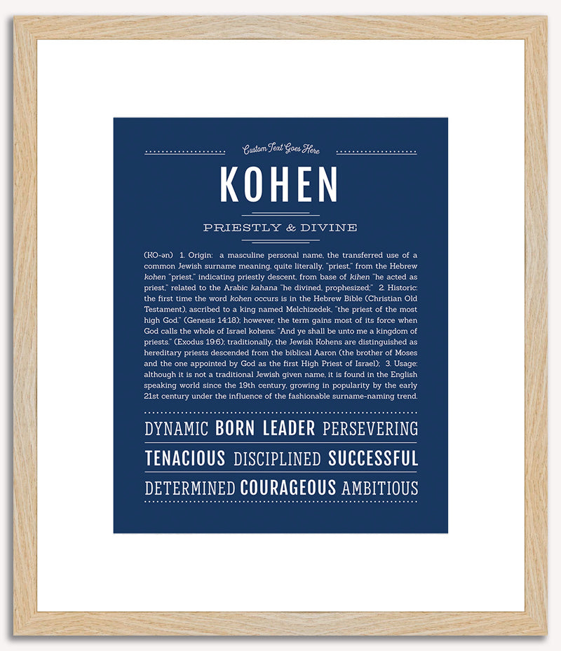 Kohen | Name Art Print