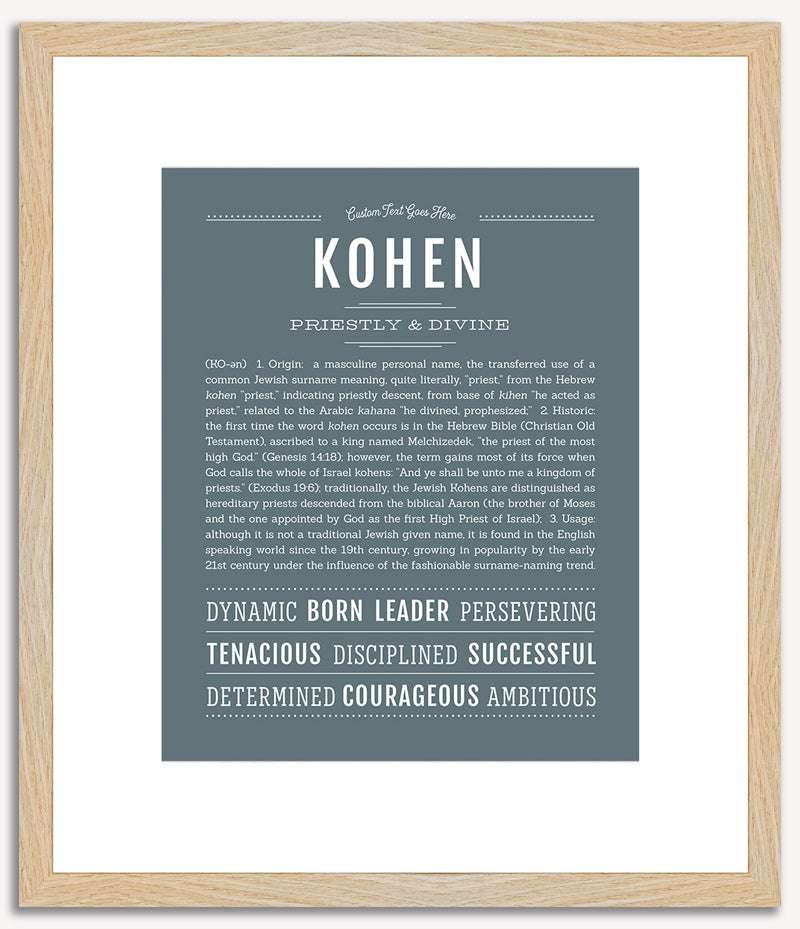 Kohen | Name Art Print