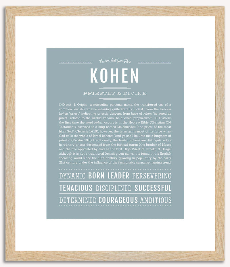 Kohen | Name Art Print