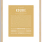 Kolbie | Name Art Print