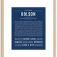 Kolson | Name Art Print