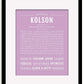 Frame Options | Lilac | Black Frame, Matted