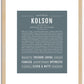 Kolson | Name Art Print