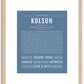 Kolson | Name Art Print