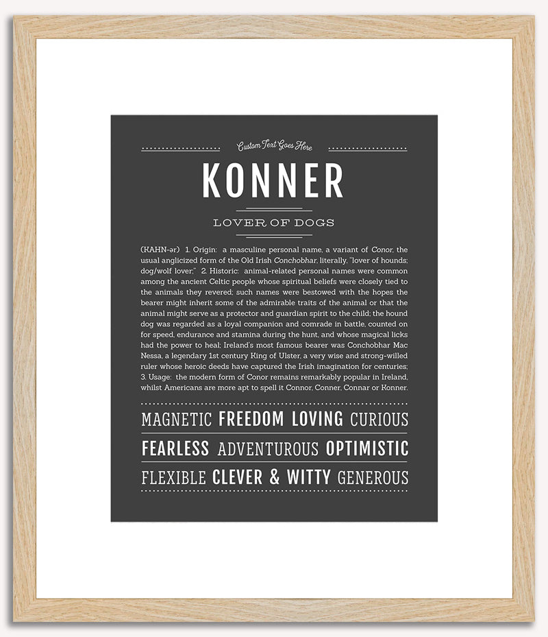 Konner | Name Art Print