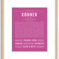 Konner | Name Art Print