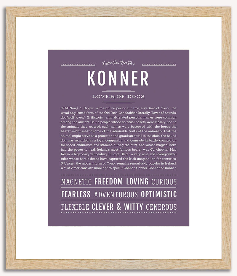 Konner | Name Art Print