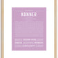 Konner | Name Art Print