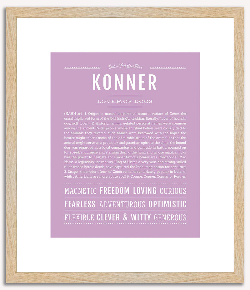 Konner | Name Art Print