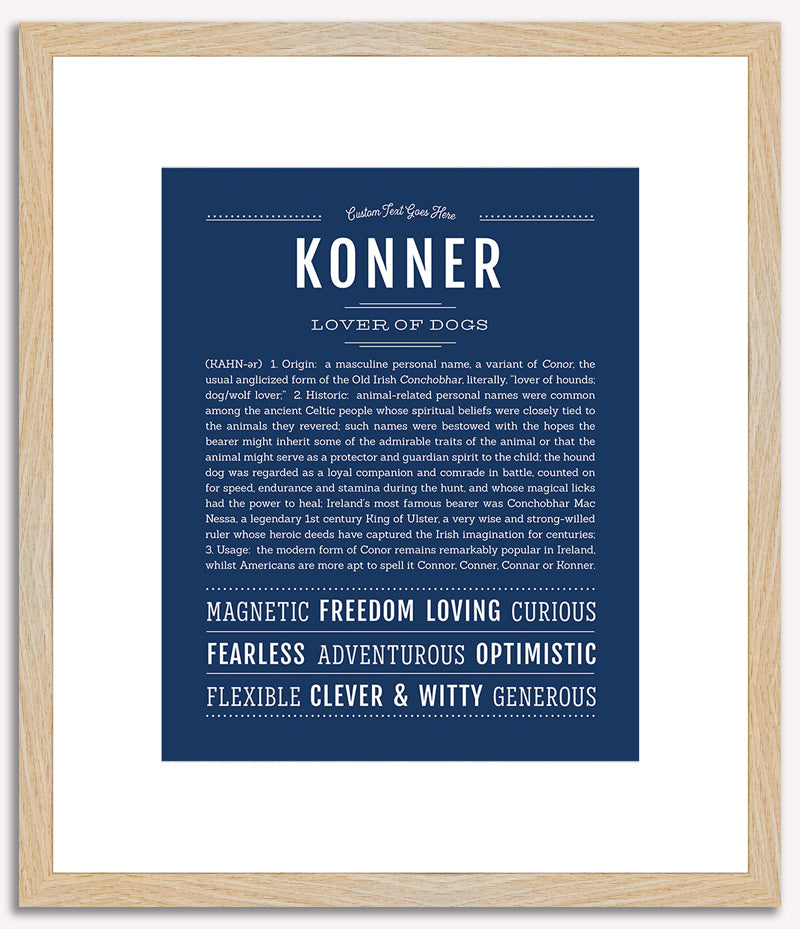 Konner | Name Art Print