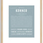 Konner | Name Art Print