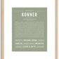 Konner | Name Art Print