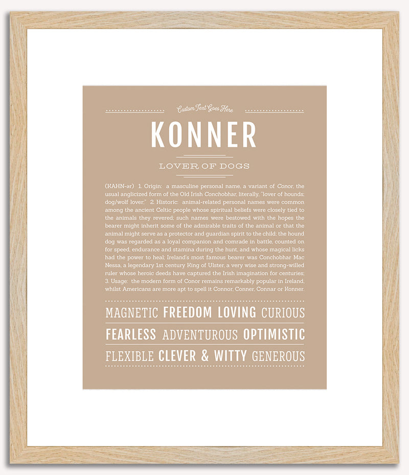 Konner | Name Art Print