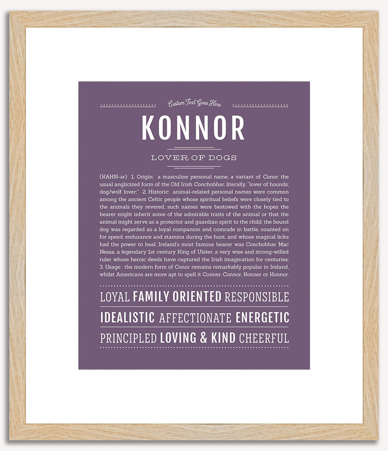 Konnor | Name Art Print