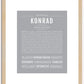 Konrad | Name Art Print