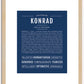 Konrad | Name Art Print