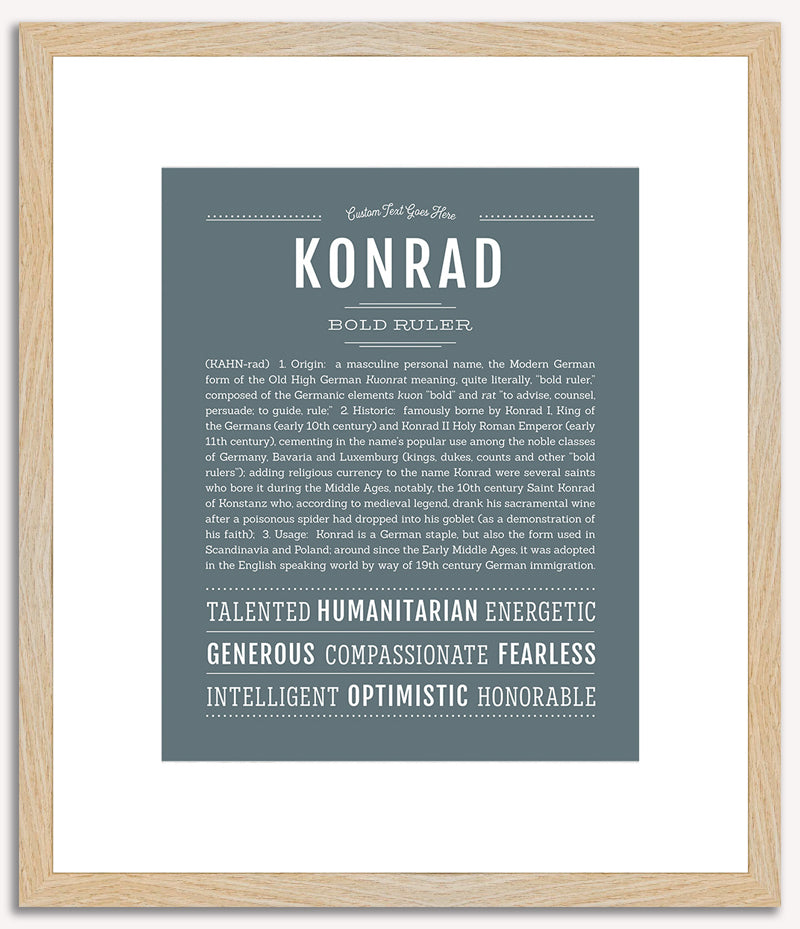 Konrad | Name Art Print