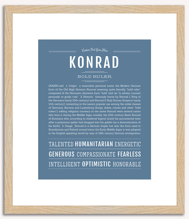 Konrad | Name Art Print