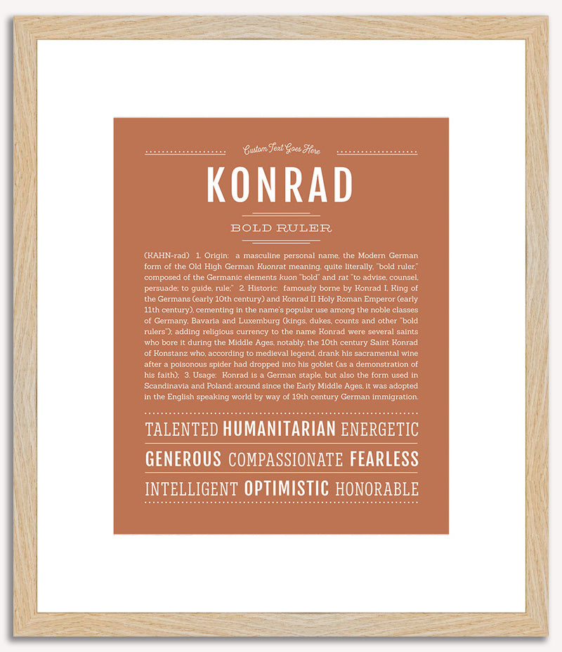 Konrad | Name Art Print